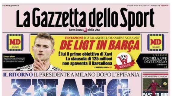 Milan, La Gazzetta dello Sport: "Furia Ibra"