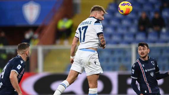 Serie A, la Lazio batte per 1-3 la Sampdoria a Marassi: Milinkovic e Immobile mattatori