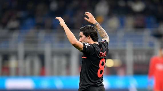 Milan, Tonali il migliore dei rossoneri: la sua prestazione fa felice anche Mancini