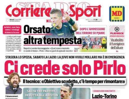 Corriere dello Sport: "Ibra infortunato canta a Sanremo"