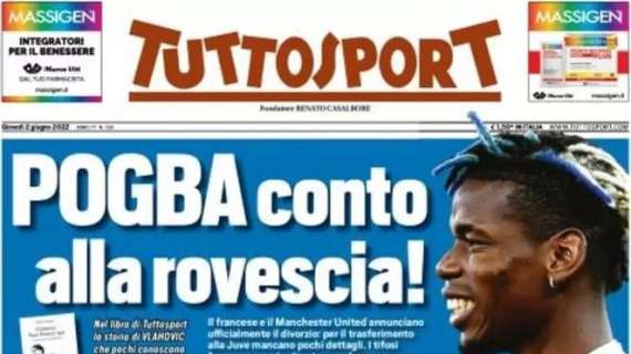 Tuttosport cita Cardinale in prima pagina: "Milan, io vincente come te"