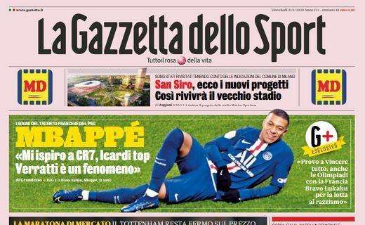 L'apertura della Gazzetta: "Il Milan pensa al futuro: nel mirino Dani Olmo"