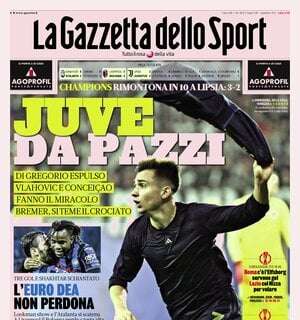 L'inchiesta sulle curve. La Gazzetta in apertura: "Inter e Milan, rischio multa"