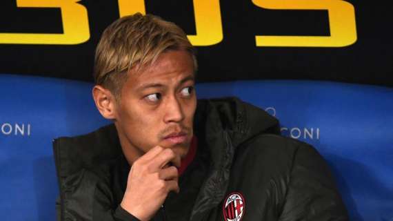 Milan, Honda non convocato per la Juventus a causa di una contusione