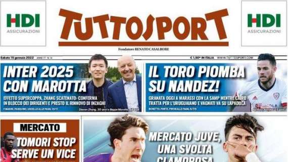 Tuttosport sul Milan: "Tomori stop, serve un vice"
