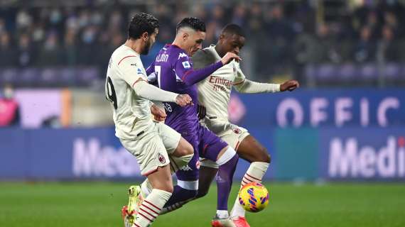 Fiorentina-Milan: statistiche di fine gara: 17 tiri a 9 per i rossoneri