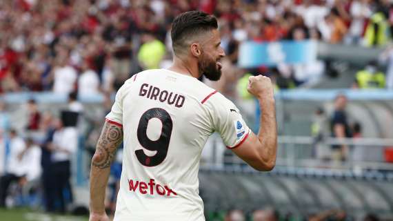 MIlan, Giroud il più anziano a raggiungere la doppia cifra all'esordio in Serie A