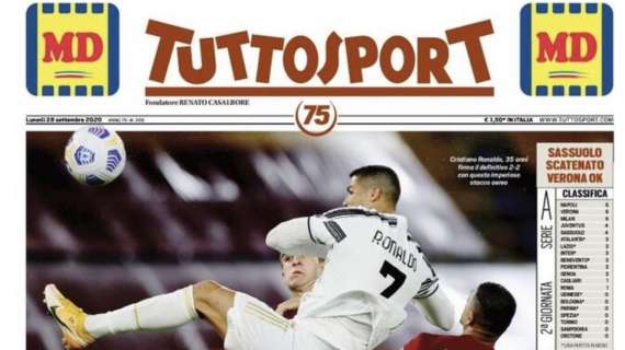 Tuttosport in prima pagina: "Milan show a Crotone"