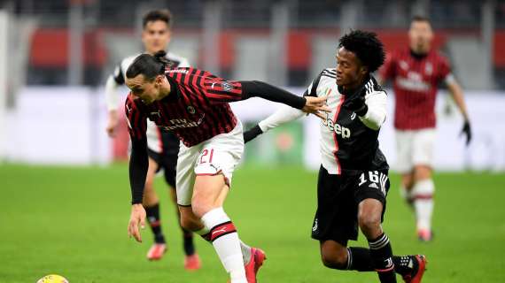 Milan, due reti e due assist in Serie A per Ibrahimovic contro la Juventus