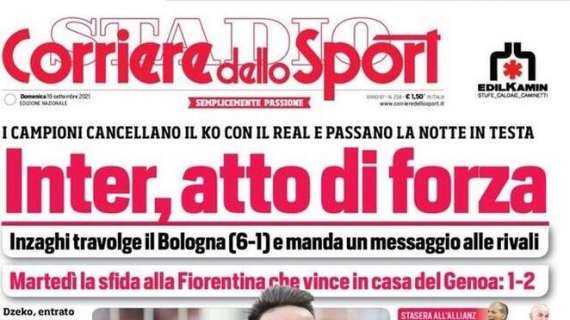 Il Corriere dello Sport su Juve-Milan: "La partita dei cento scudetti"