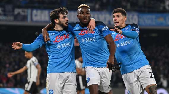 Serie A, lo Spezia resiste solo un tempo: il Napoli passa 3-0 in Liguria
