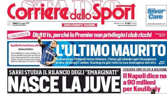 Il Corriere dello Sport: "Nasce la Juve anti-Allegri"