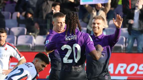 Serie A, la Fiorentina vince in casa contro il Genoa: 2-1 firmato Kean-Gudmundsson