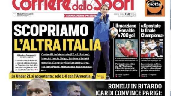 L'apertura del Corriere dello Sport: "L'affare Lukaku"