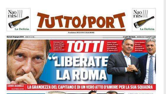 Tuttosport sulla Juventus: "W Sarri!". E il Parma insiste per Inglese e Sepe