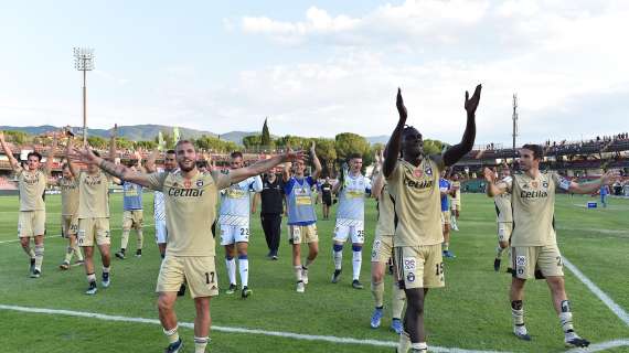 Serie B, a Lucca risponde Delprato: il Pisa resta capolista, stasera SPAL in campo