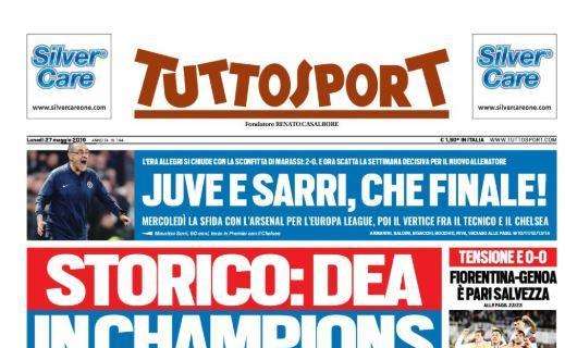 Tuttosport sull'Atalanta: "Storico: Dea in Champions"