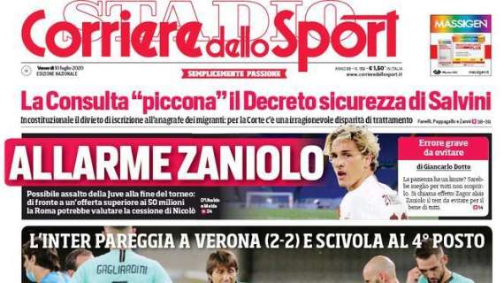 Corriere dello Sport: "La resa di Conte"