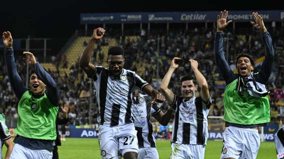 Serie A, l'Udinese vince di misura contro il Lecce e si prende il secondo posto