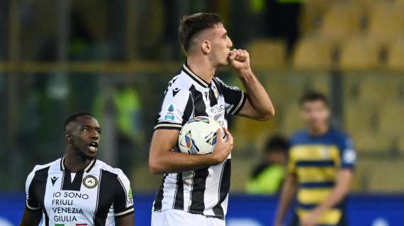 Udinese, Lucca: "Grande reazione contro il Parma, vittoria meritata. Ora serve equilibrio"