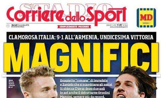 Corriere dello Sport sull'Italia: "Magnifici"