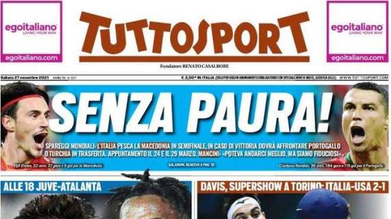 Tuttosport su Juve-Atalanta: "Da non perdere"