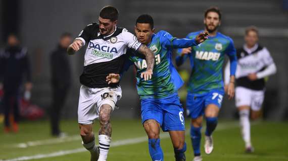 Serie A, il Sassuolo manca la chance della storia: con l'Udinese è 0-0