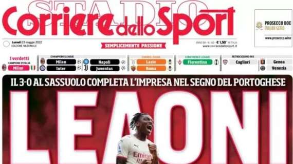 Corriere dello Sport sul Milan campione d'Italia: "Leaoni"