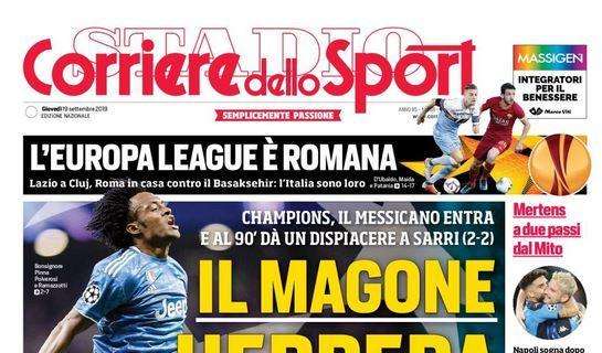 Il Corriere dello Sport: "Il magone Herrera"