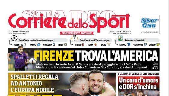 Il Corriere dello Sport sull'Inter: "Conte in Champions"
