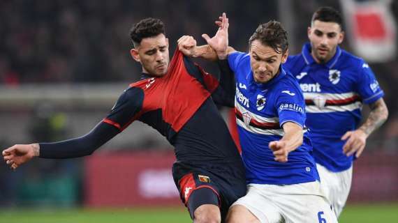 Serie A, la lanterna è blucerchiata: Gabbiadini decide il derby