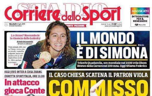 Corriere dello Sport: "Commisso contro la Juve"