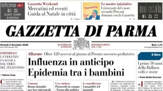 Gazzetta di Parma: "Juve, ora indaga la UEFA. E i pm chiedono 13 rinvii a giudizio"