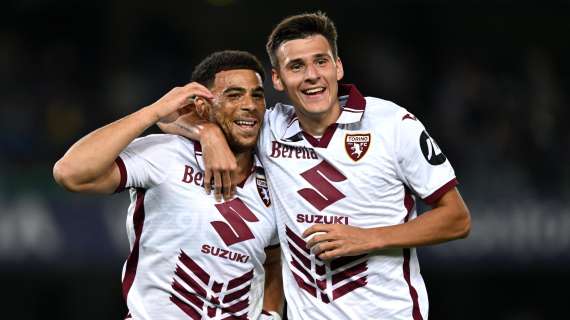 Serie A, il Torino vince a Verona e vola in testa alla classifica