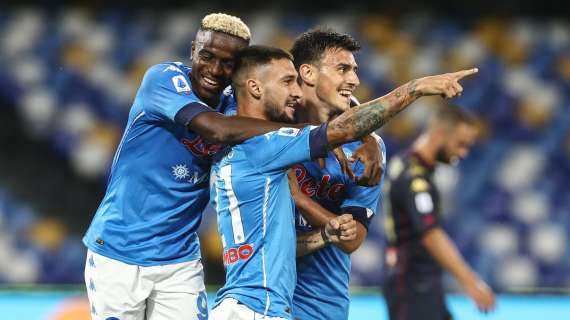Serie A, grande prova di forza del Napoli: 4-1 all'Atalanta