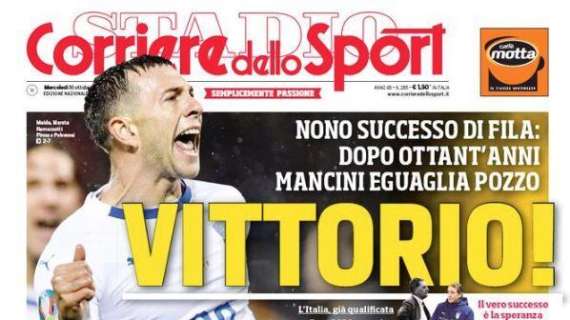 Corriere dello Sport: "Vittorio!"