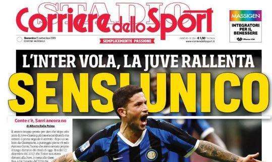L'apertura del Corriere dello Sport sull'Inter: "Sensi unico"