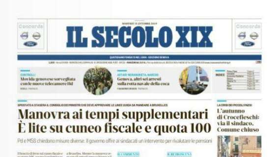 Il Secolo XIX: "Genoa, contro il Parma bomber cercasi"