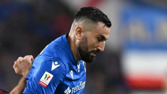 Sampdoria - Mantova, Coda ci prova con un colpo di testa