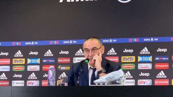 Sarri: "Restiamo sul pezzo, dobbiamo pensare a Udinese e Samp"