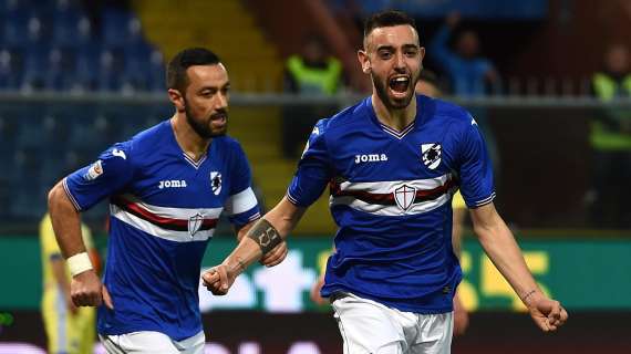 Bruno Fernandes: "Ho imparato tecnica per i rigori da Quagliarella, ai tempi della Sampdoria"