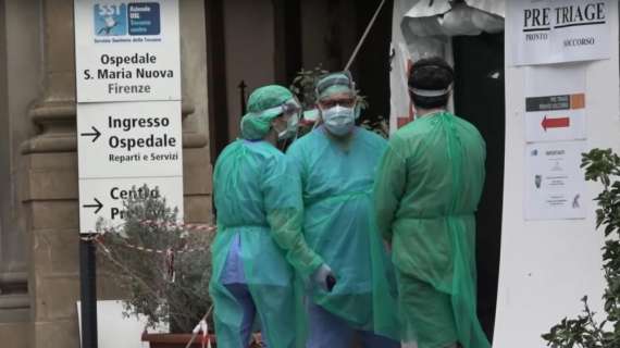 Sampdoria applaude i medici e gli infermieri