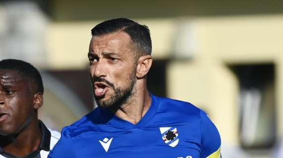 Sampdoria - Spezia, entra... Quagliarella in Gradinata Sud