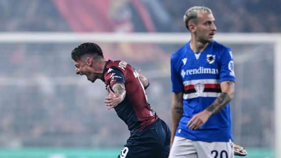 Genoa – Sampdoria 1-0 all’intervallo