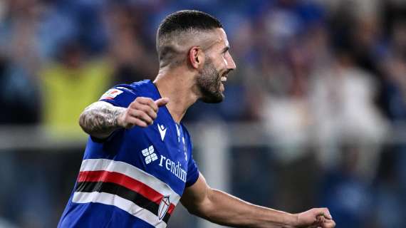 Sampdoria, Tutino: "Finalmente tornati allo stadio con questa atmosfera. Questo è il calcio"