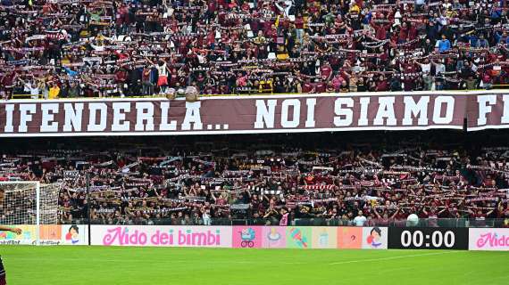 Salernitana Sassuolo, clima teso: i tifosi granata spingono per la diserzione