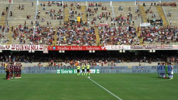Serie B - Il primo posticipo in campo all'Arechi