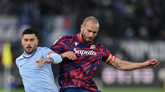 Serie A: 0-0 tra Lazio e Bologna all'intervallo. Emiliani in 10