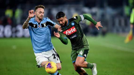 Serie A-Primo tempo a reti inviolate tra Lazio e Napoli