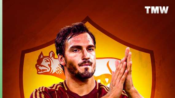 Roma, Hummels sbarca a Fiumicino